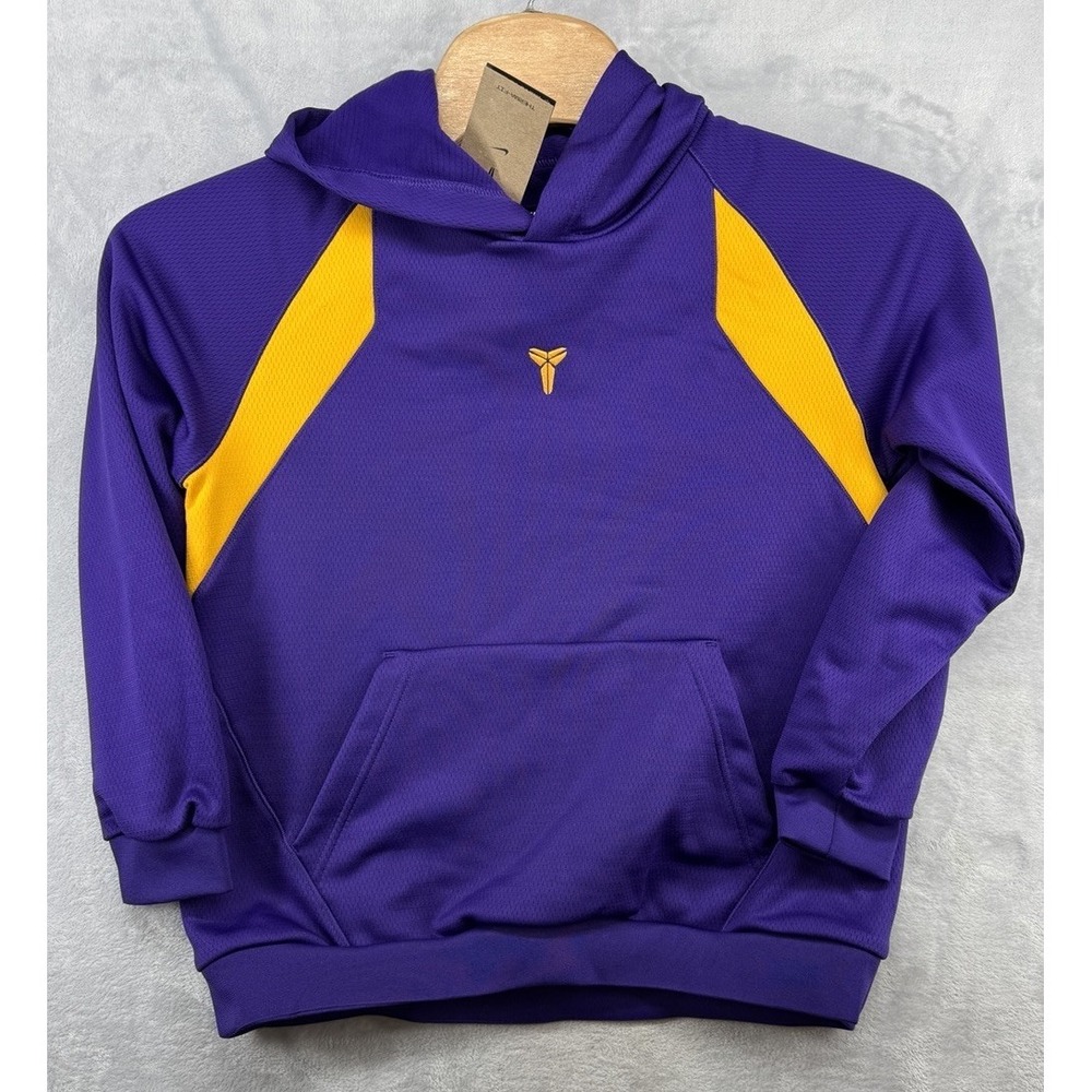 Nike Kobe Mamba Mentality Therma Fit Hoodie Purple Basketball Youth Boys Size XL